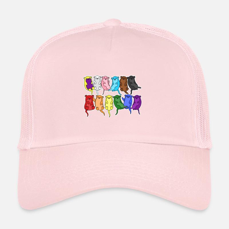 Fierté Progrès Flag Otter Égalité Casquette trucker 