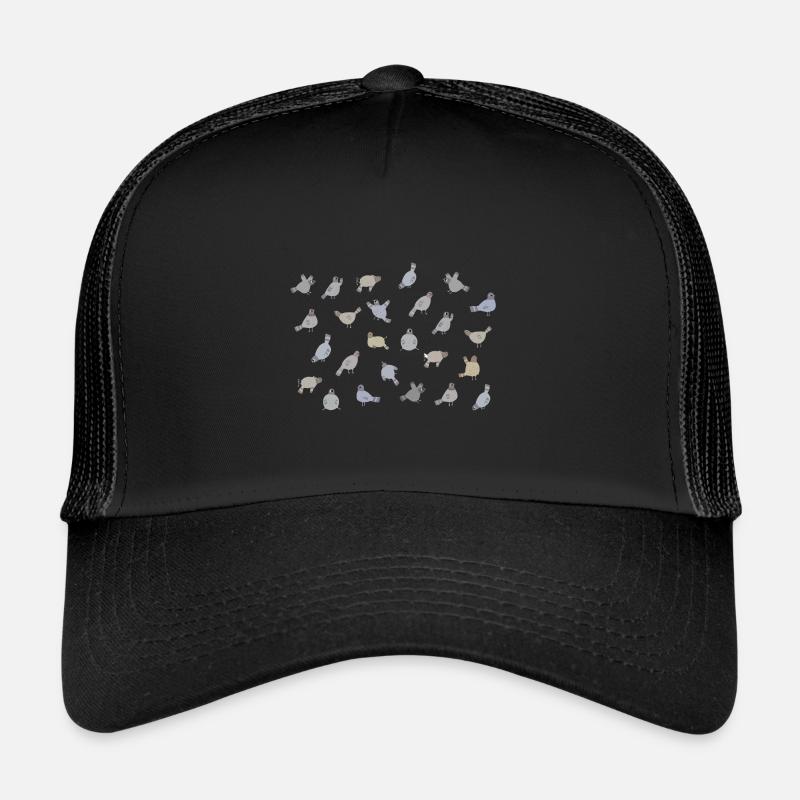 Conception de motif de colombe mignon pour les amateurs de pigeons Casquette trucker 