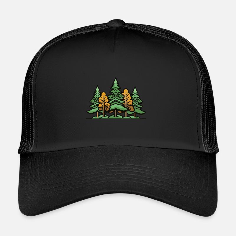 Forest Trees Trucker Cap