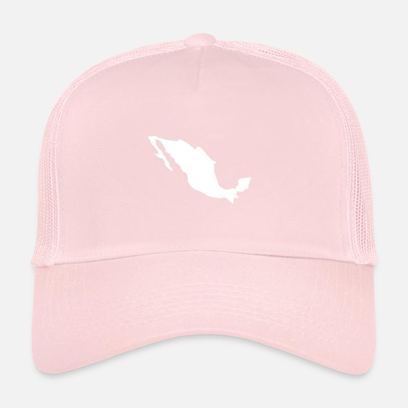 Mexico map flag Trucker Cap