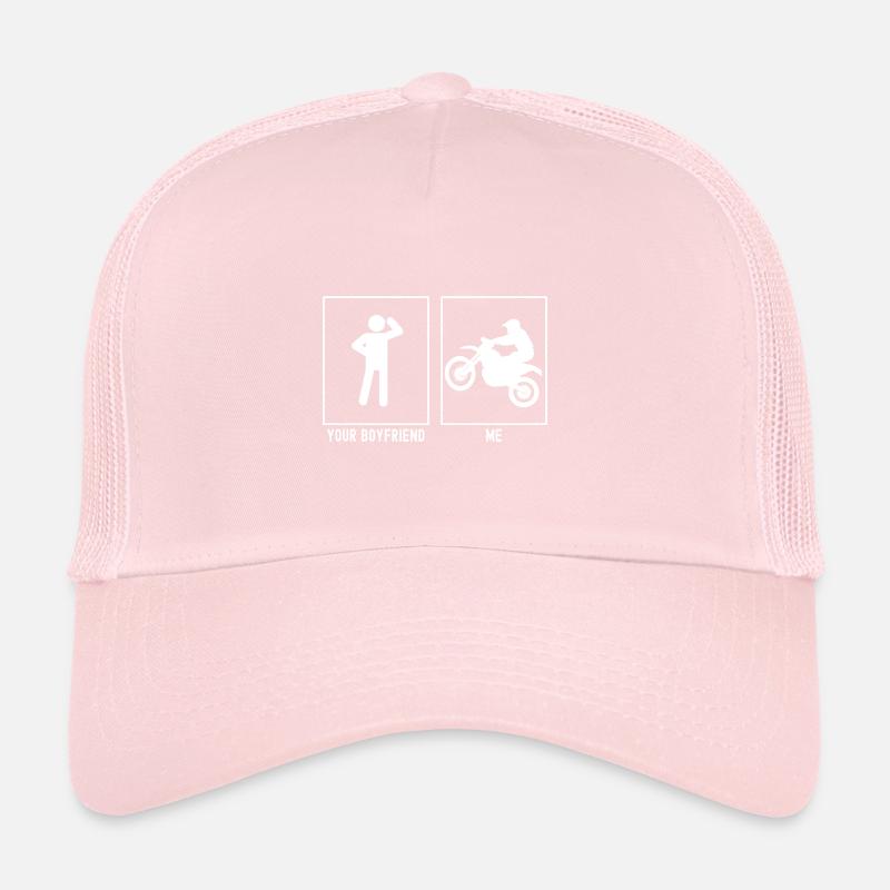 Your Friend - Me - Motorcycle Awesome Trucker Cap