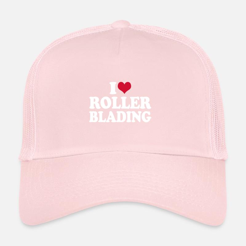 I Love Rollerblading Trucker Cap