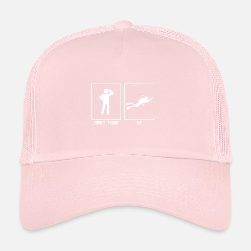 Son mari - Moi - Natation Plongée Casquette trucker 