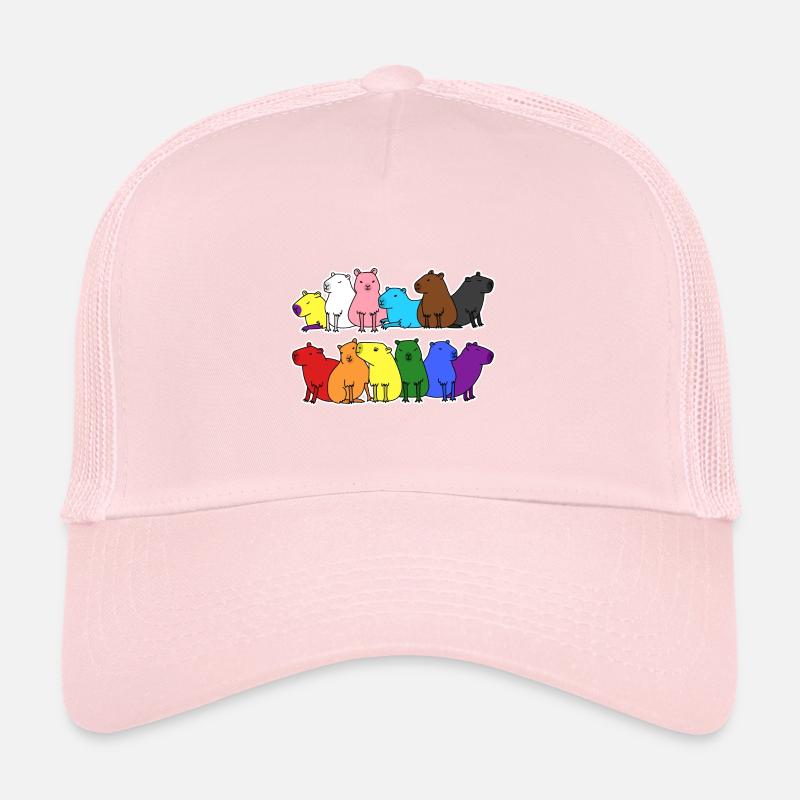 Fierté Progrès Flag Capybara Egalité Casquette trucker 