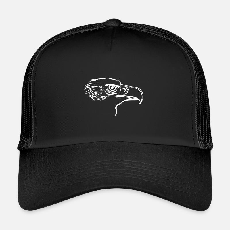 Eleganter Vogel Kopf mit großem Schnabel Trucker Cap