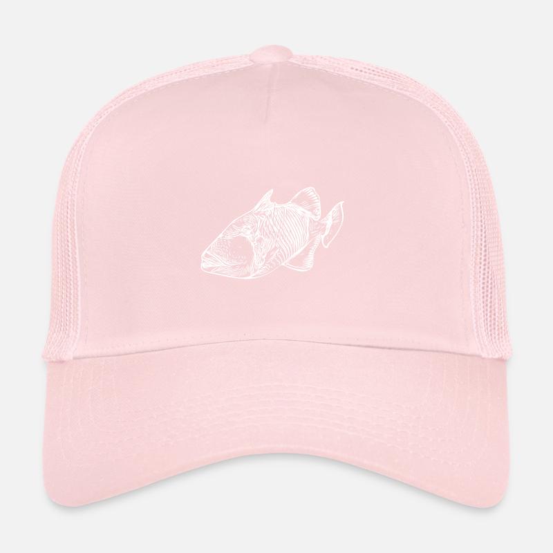 Baliste souriant style vintage Casquette trucker 