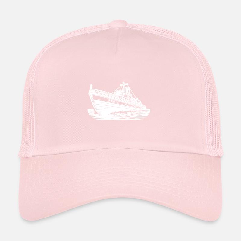 Schnittiges Hochseeschiff Kutter Schlepper Trucker Cap