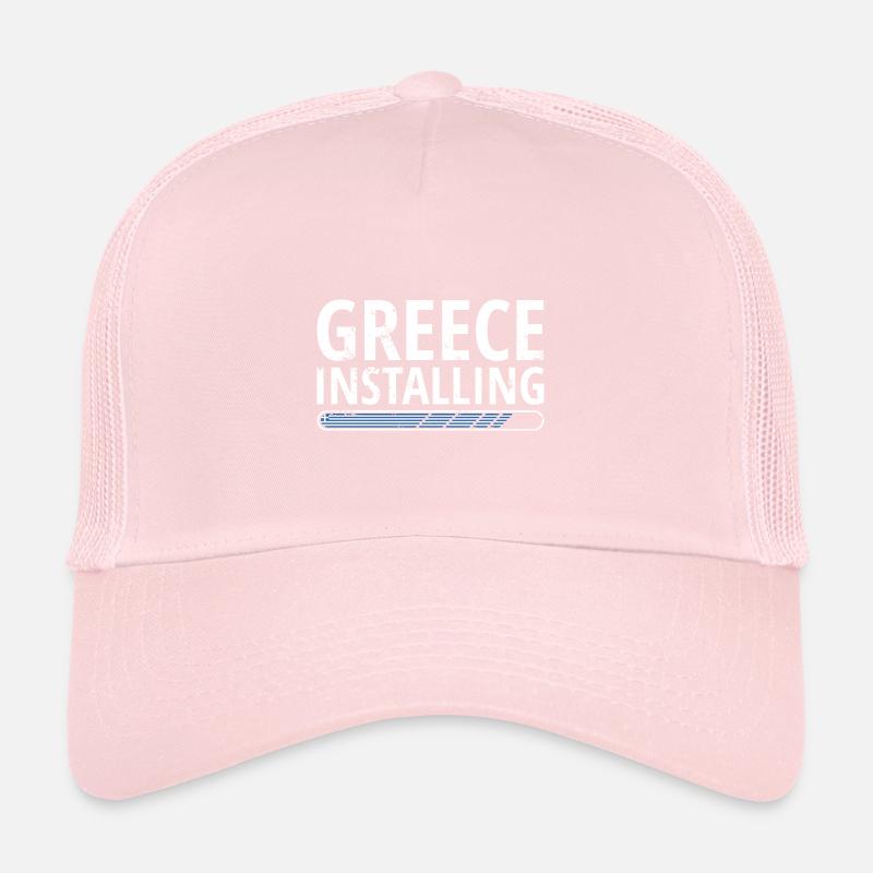 Drapeau grec Hellas Athènes drapeau grec Casquette trucker 