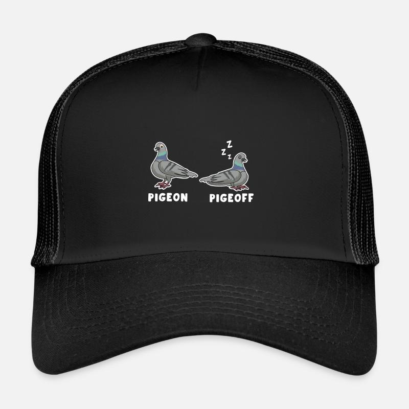 Conception de jeu de mots Sleeping Dove pour les fans de pigeons Casquette trucker 