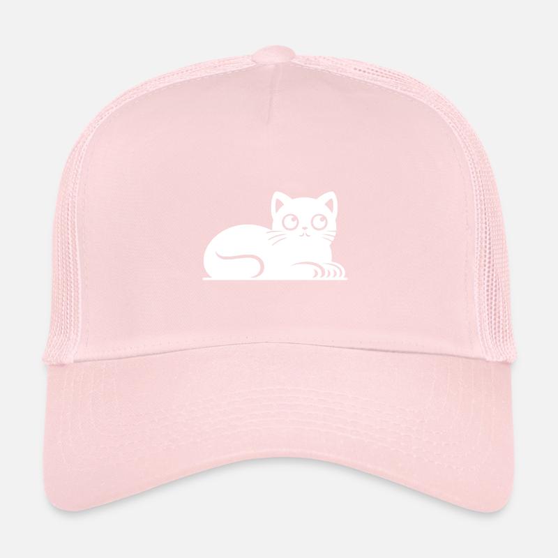 Petit chat gras Dessin Casquette trucker 