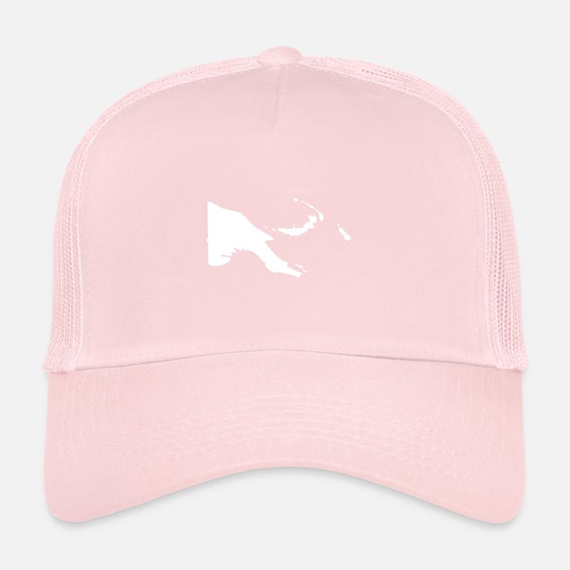 Papua New Guinea map flag Trucker Cap