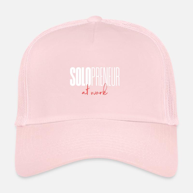 Solopreneur at work Trucker Cap