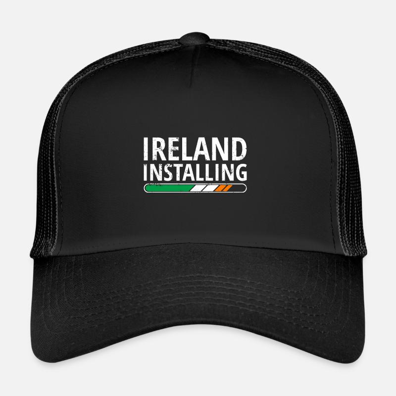 Drapeau de l’Irlande Vintage Drapeau irlandais Dublin Casquette trucker 
