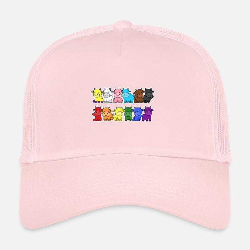 Fierté Progrès Flag Egalité des vaches Casquette trucker 