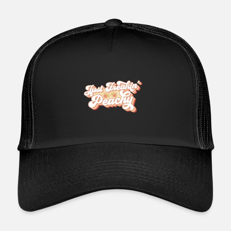 just peachy - Pfirsich Frucht Spruch Trucker Cap