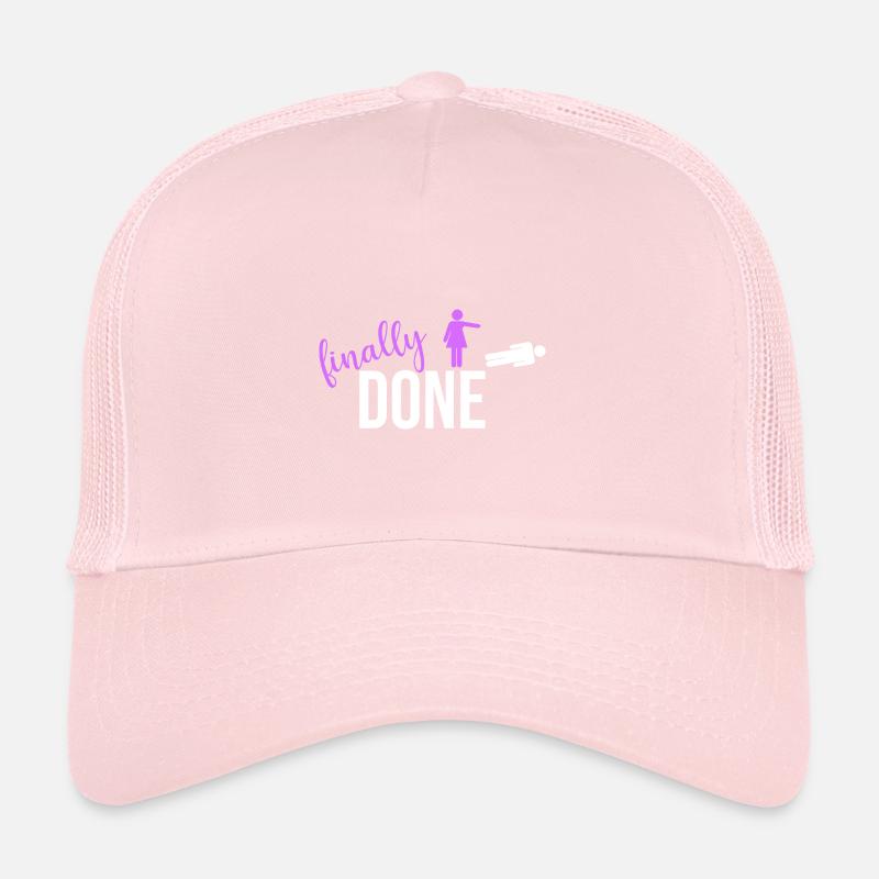Finally divorce divorce separation Trucker Cap