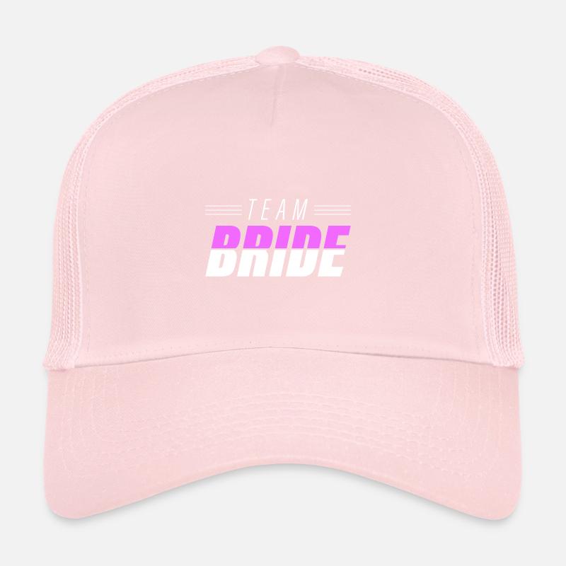 Team Bride Hochzeit Spruch Trucker Cap