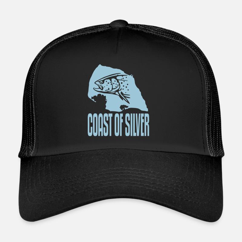 Fehmarn - truite de mer Casquette trucker 