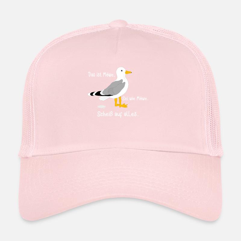 C'est la mouette. Sois comme la mouette. Baiser tout Casquette trucker 