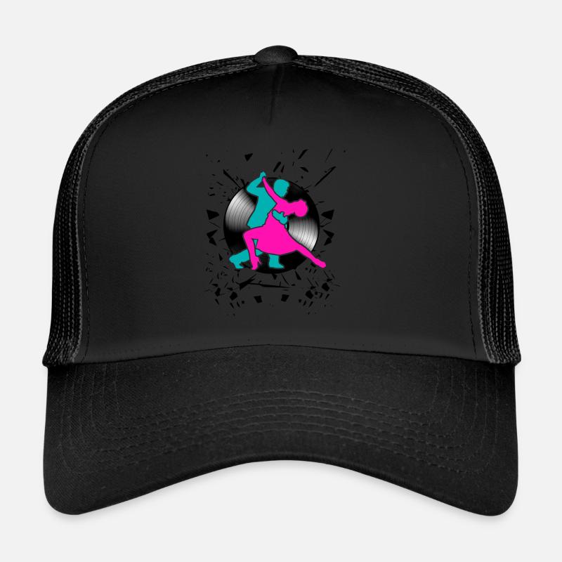 danse - Casquette trucker  - noir/noir