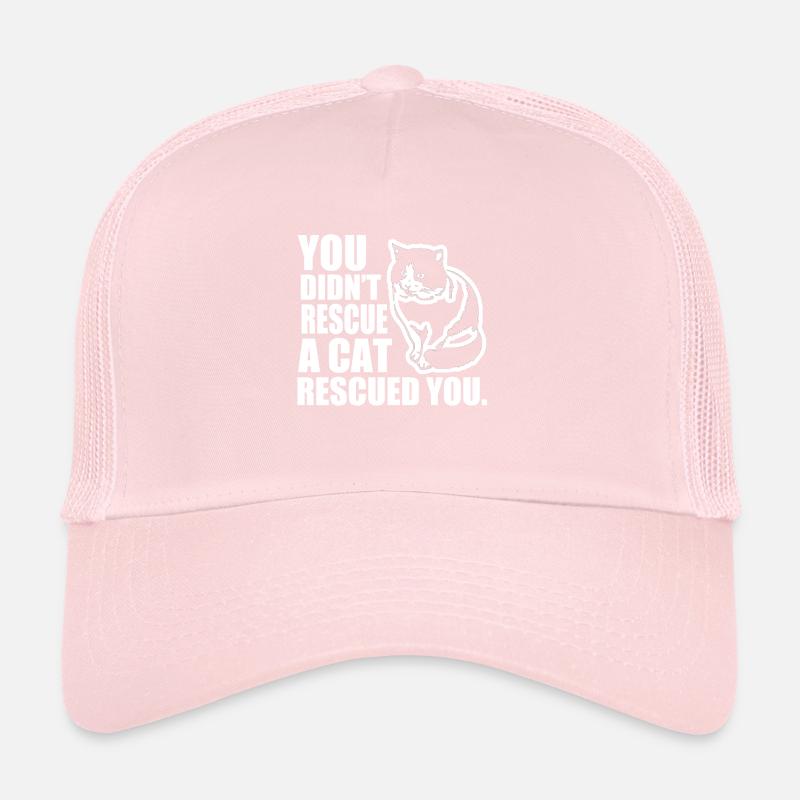 mignon un chat vous a sauvé Casquette trucker 