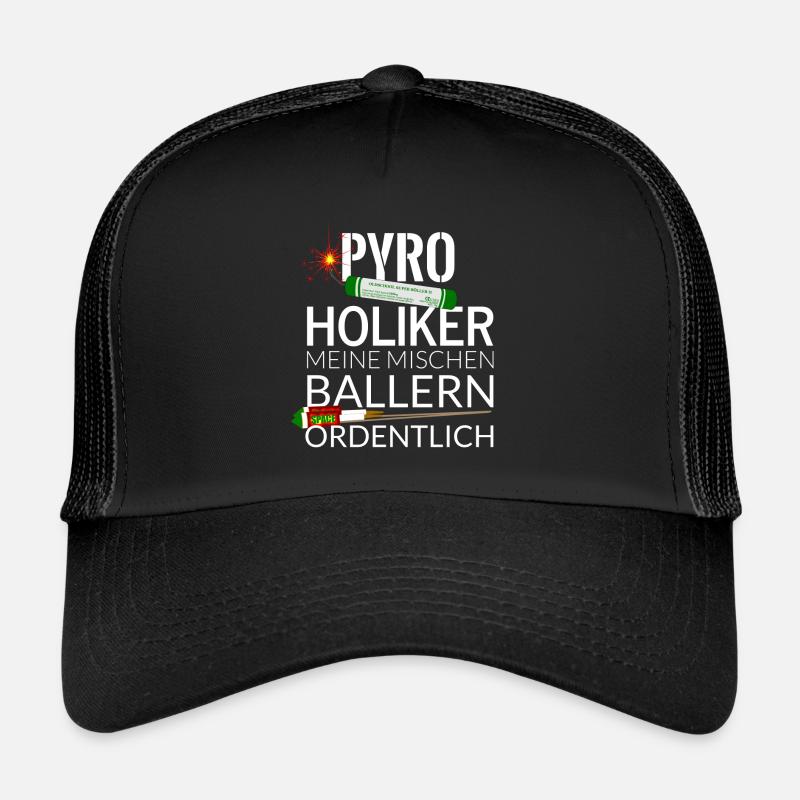 Pyroholiker Pyro Feu d'artifice Casquette trucker 