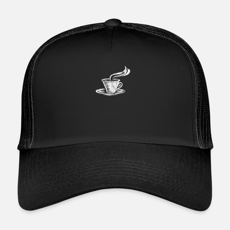 Espresso - Trucker Cap - Schwarz/Schwarz