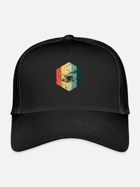 Espresso - Trucker Cap - Schwarz/Schwarz