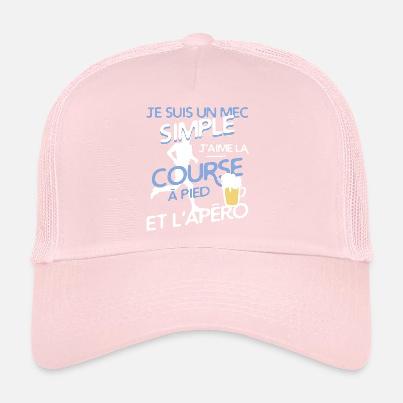 Course à pied - un mec simple Casquette trucker 