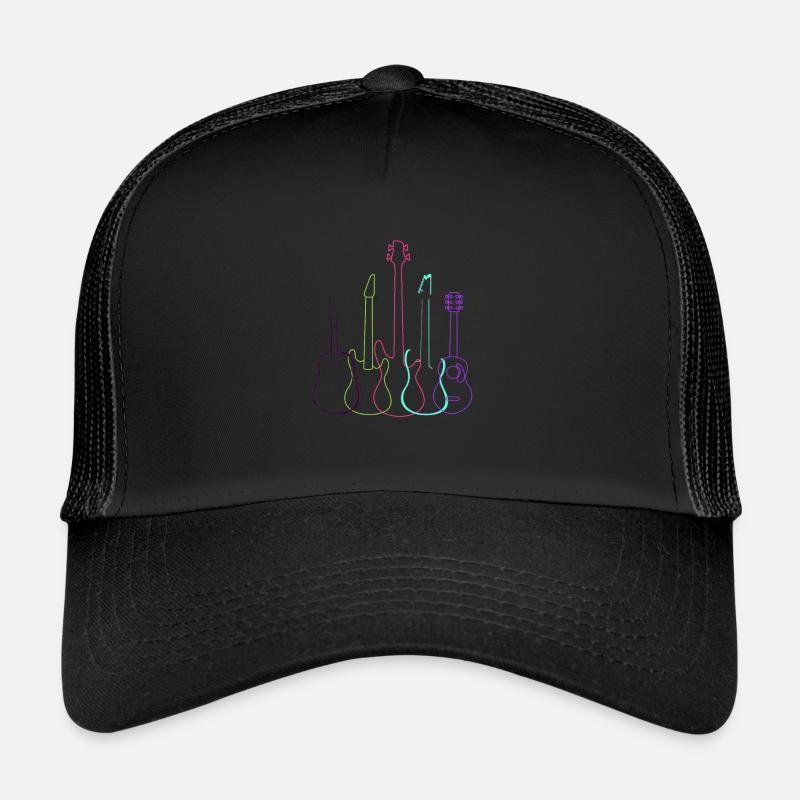 guitars Trucker Cap