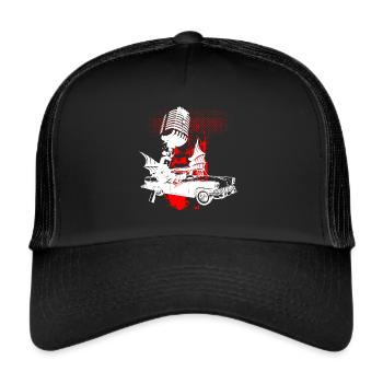 Auto Rockabilly Trash Polka - Trucker Cap - black/black - Front