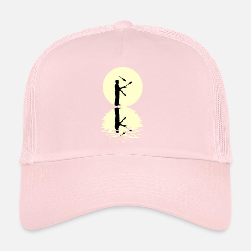 Moon Juggling Tea Trucker Cap