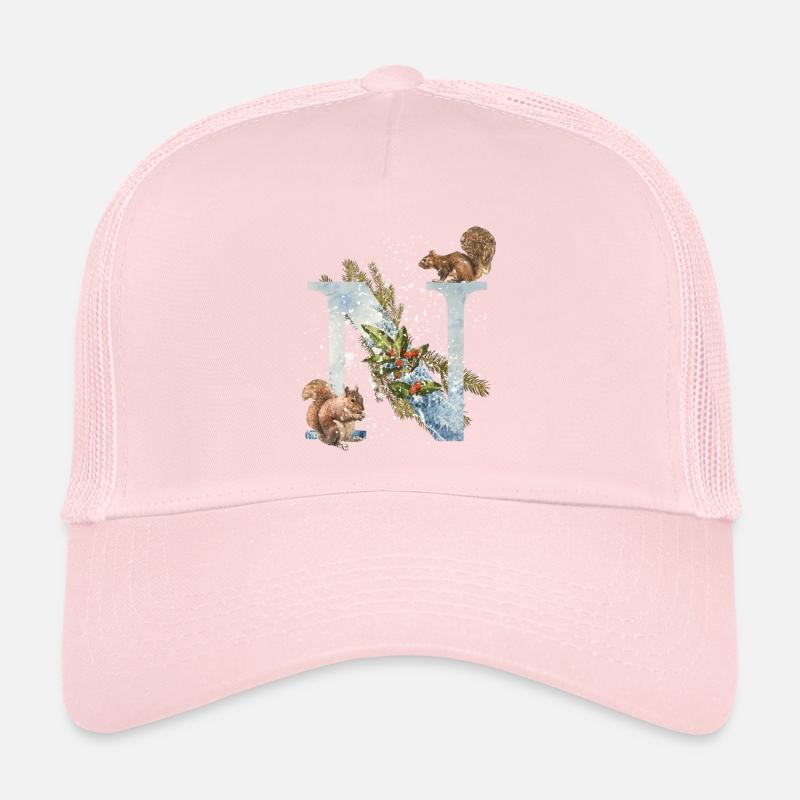 Eichhörnchen Anfangsbuchstabe N Trucker Cap