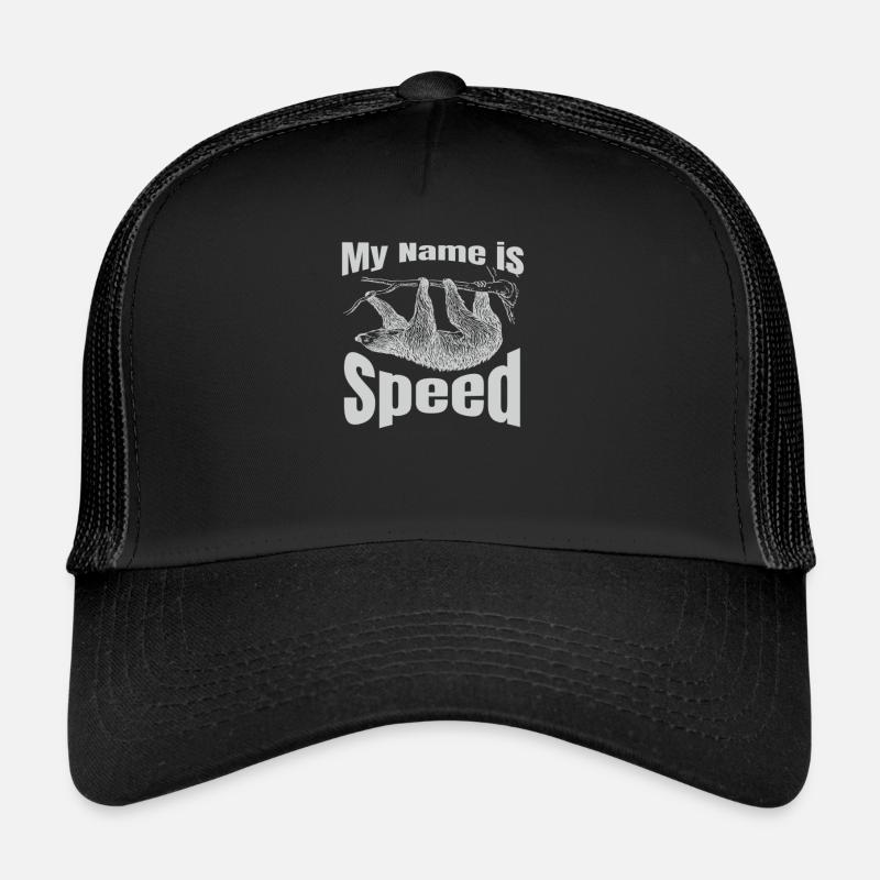 MY Name is Speed - Trucker Cap - Schwarz/Schwarz