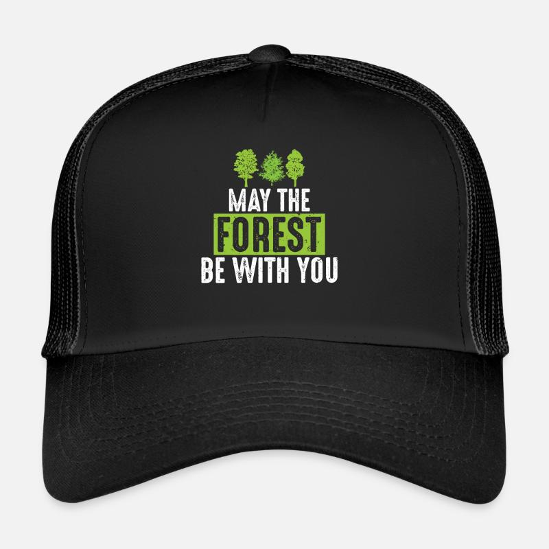 Möge der Wald mit Ihnen umweltfreundlich sein Trucker Cap