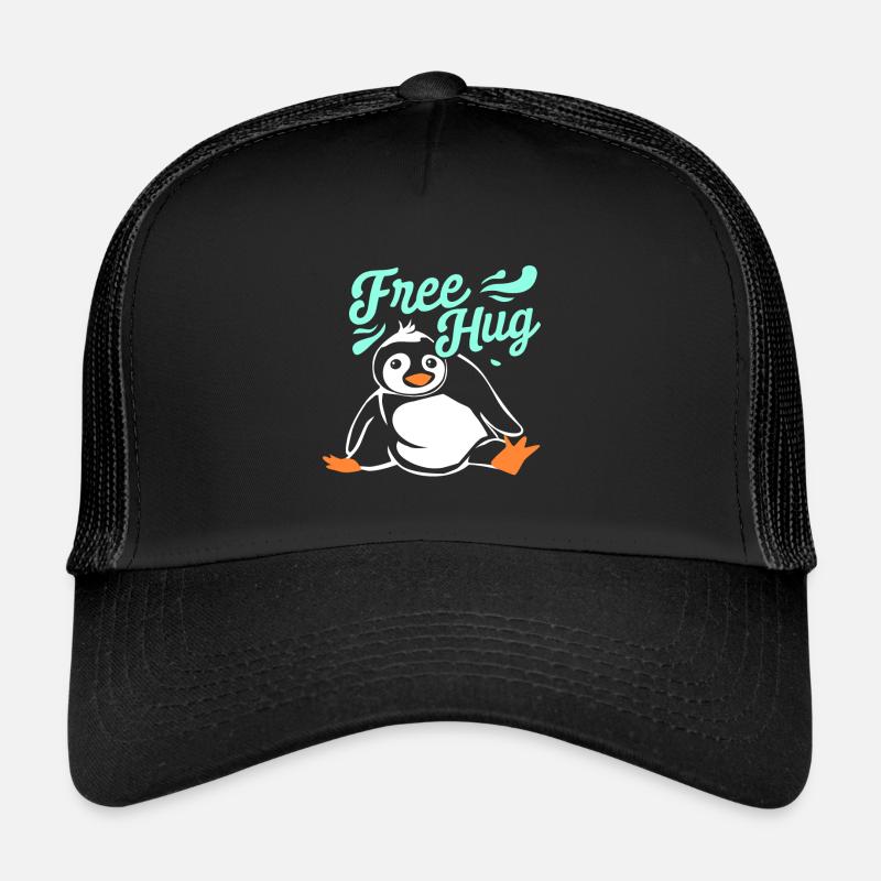 Hug Penguin Trucker Cap
