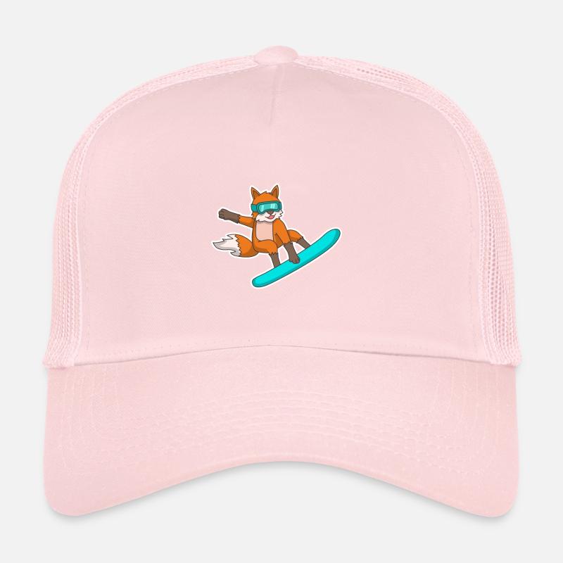 Fuchs Snowboard Geschenk Snowboarder Trucker Cap