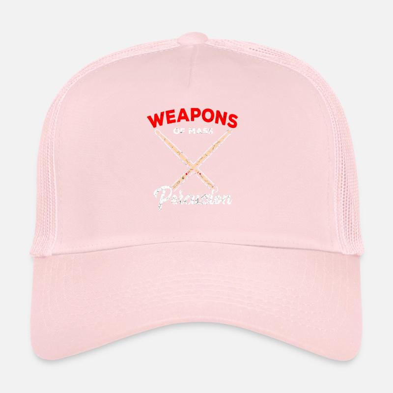 Drums Gift Drummer Percussion Trucker Cap