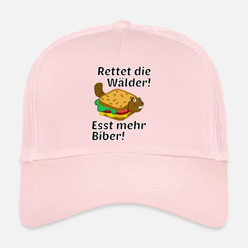 Sauvez les forêts ! Plus de castors ! Casquette trucker 