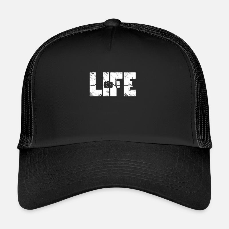 Fotografieren - Trucker Cap - Schwarz/Schwarz