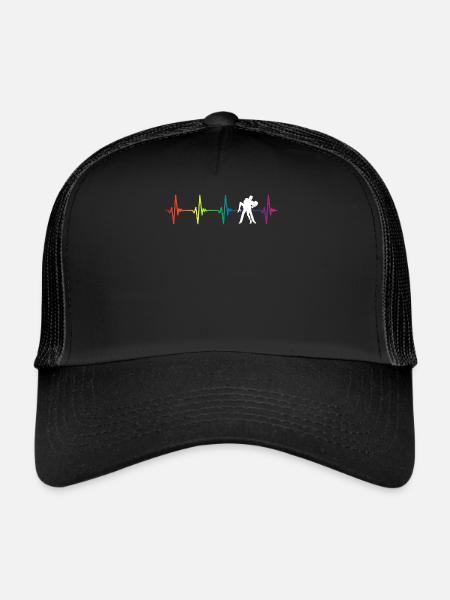 Tango Rainbow Heartbeat - Trucker Cap - Schwarz/Schwarz