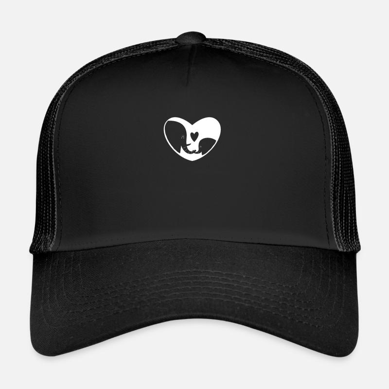 Elephant - elephant - Trucker Cap - black/black