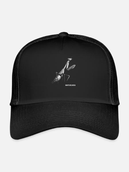 Gottesanbeterin - Trucker Cap - Schwarz/Schwarz