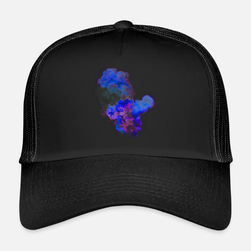 couleurs nuage de couleurx explosion Casquette trucker 