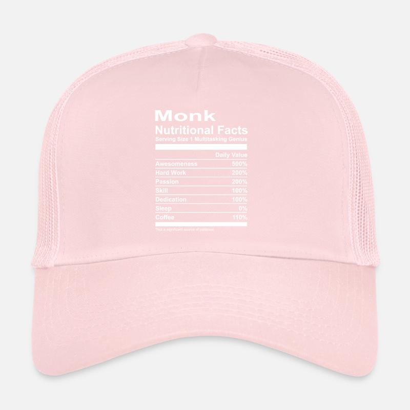 T-shirt Faits Nutritionnels de Moine Casquette trucker 