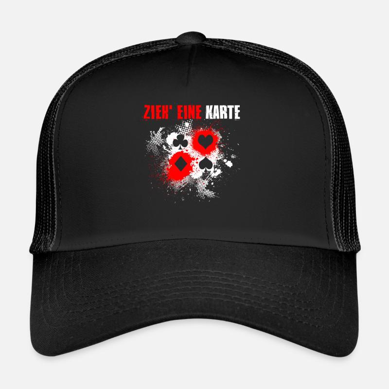 Magic Card Deck Wizard Trucker Cap