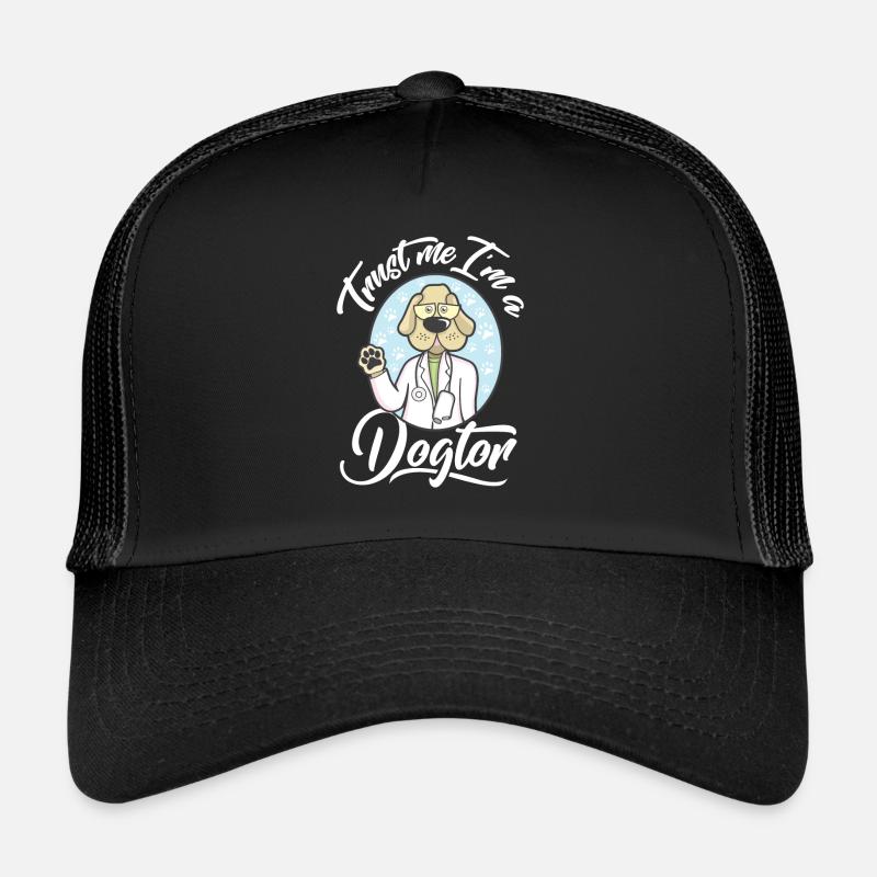 Arzt Doktor - Trucker Cap - Schwarz/Schwarz