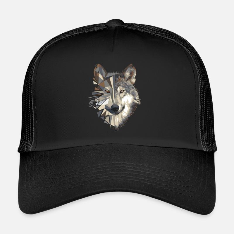 Wolf Hund Trucker Cap