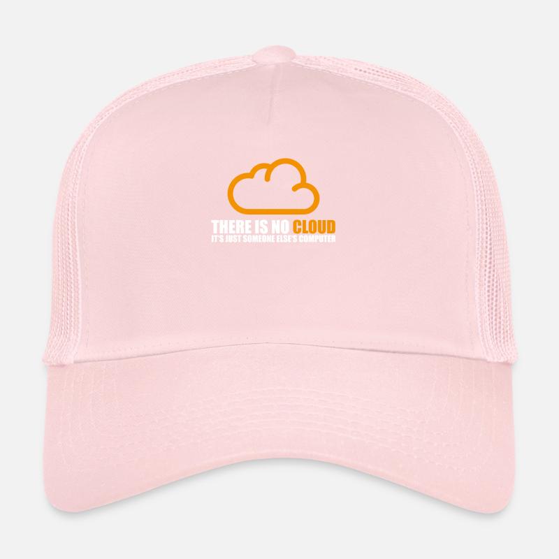 funny geek shirt computer cloud nerd internet Trucker Cap