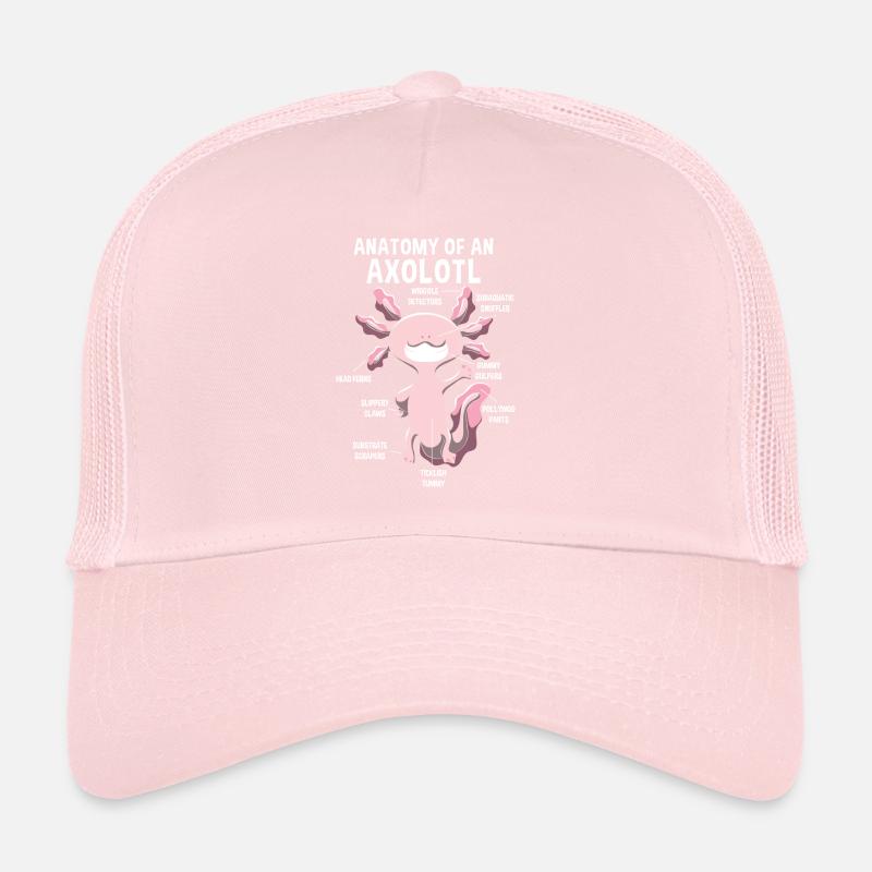 Anatomie du cadeau d'un enseignant Axolotl Casquette trucker 